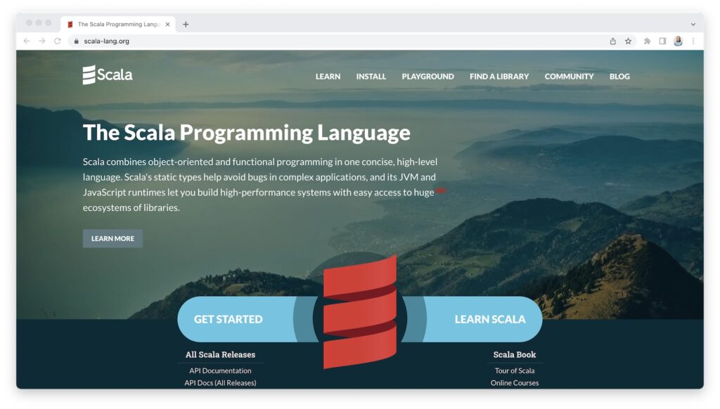 Scala homepage