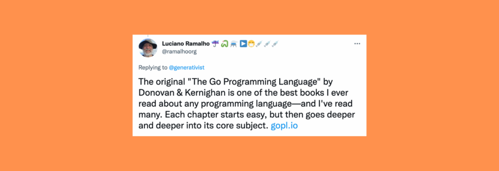 The programming Language tweet