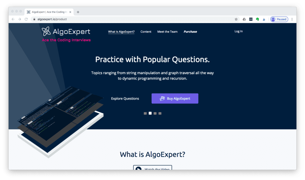 AlgoExpert helps you prepare for software developer interviews