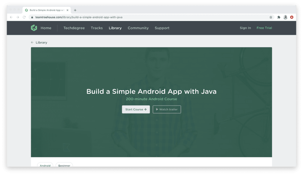 build a simple android app with java
