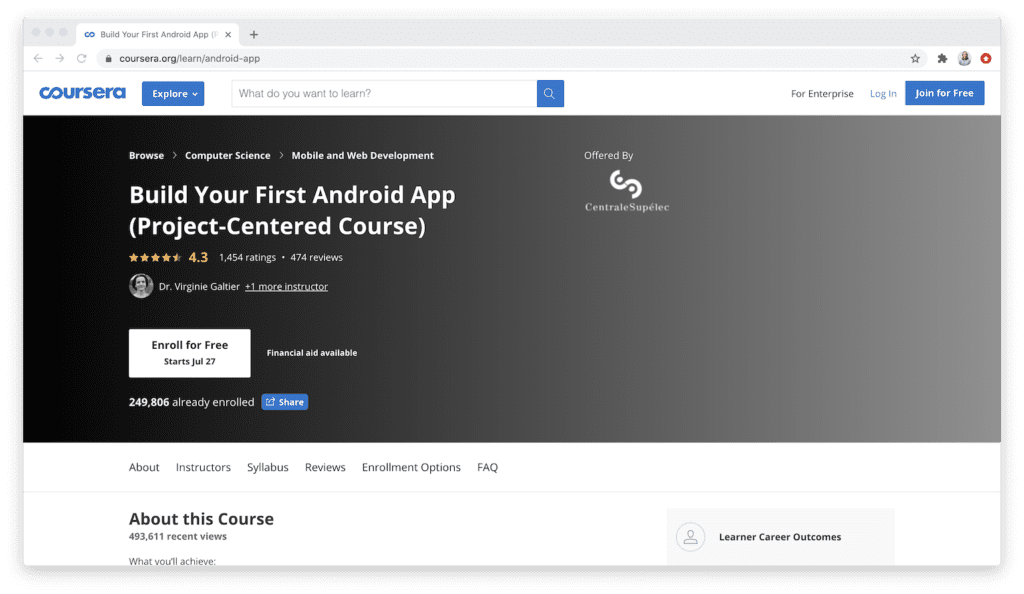 build your first android app