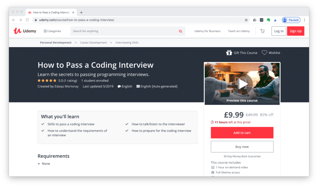 How to Pass a Coding Interview