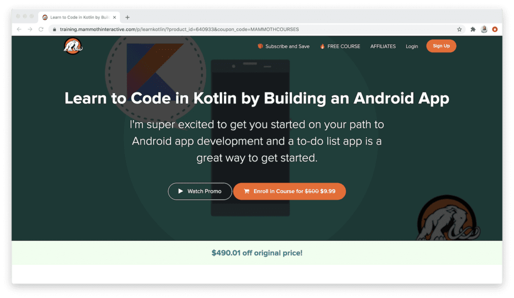 learn to code in kotlin by building an android app