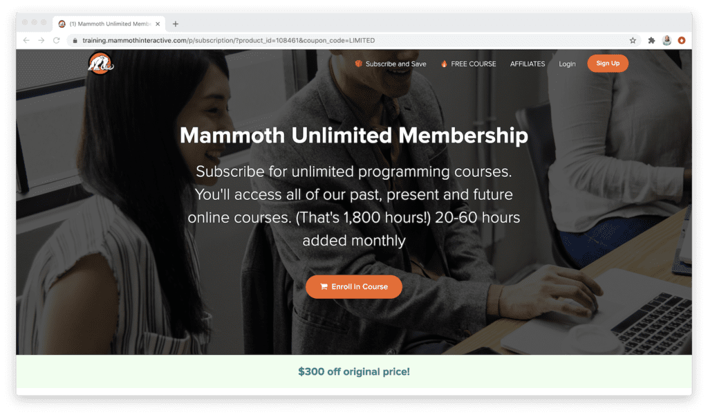 Mammoth Interactive Unlimited Membership