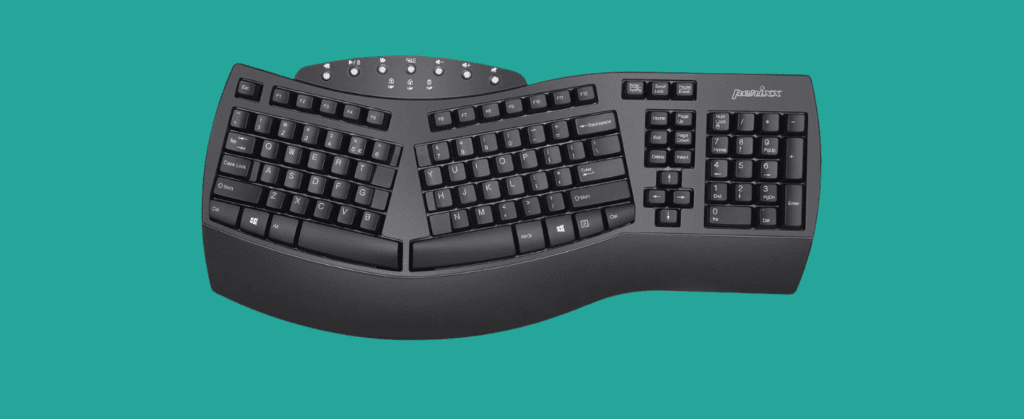 perixx wireless ergonomic split keyboard