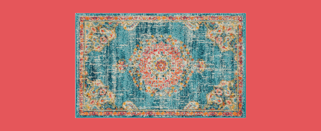 ernst oriental turquoise area rug