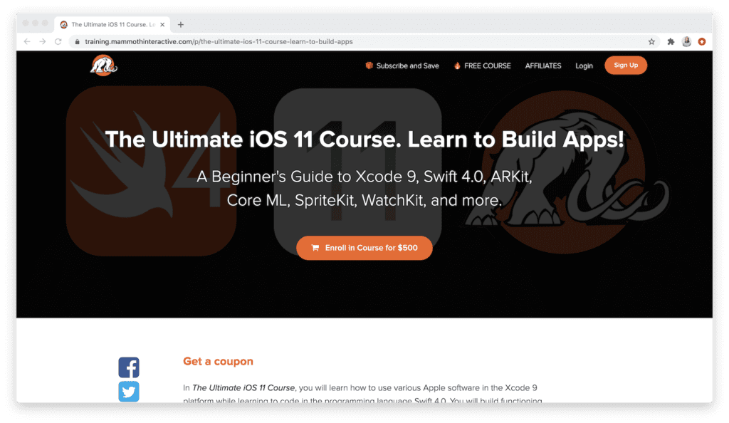 ultimate ios 11 course learn to build apps